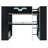 Full Size Wood Loft Bed with Power Outlet, USB/Type-C Ports, Cable Management & RGB Light, Kids Study & Sleep Bunk, Blue-507367750