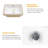20 x 16 inch Rectangular Modern White Ceramic Undermount Bathroom Sink Art Basin with Overflow
