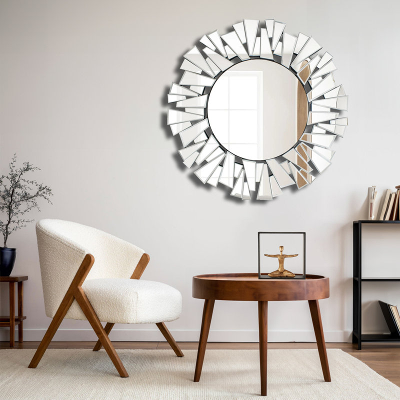 Miroir mural Prakul, 32 po x 32 po
