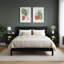 36cm W Engineered Wood Bedside Table