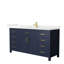 Beckett 66" Freestanding Single Bathroom Vanity with Quartz Top-129519139-129519148-129519150