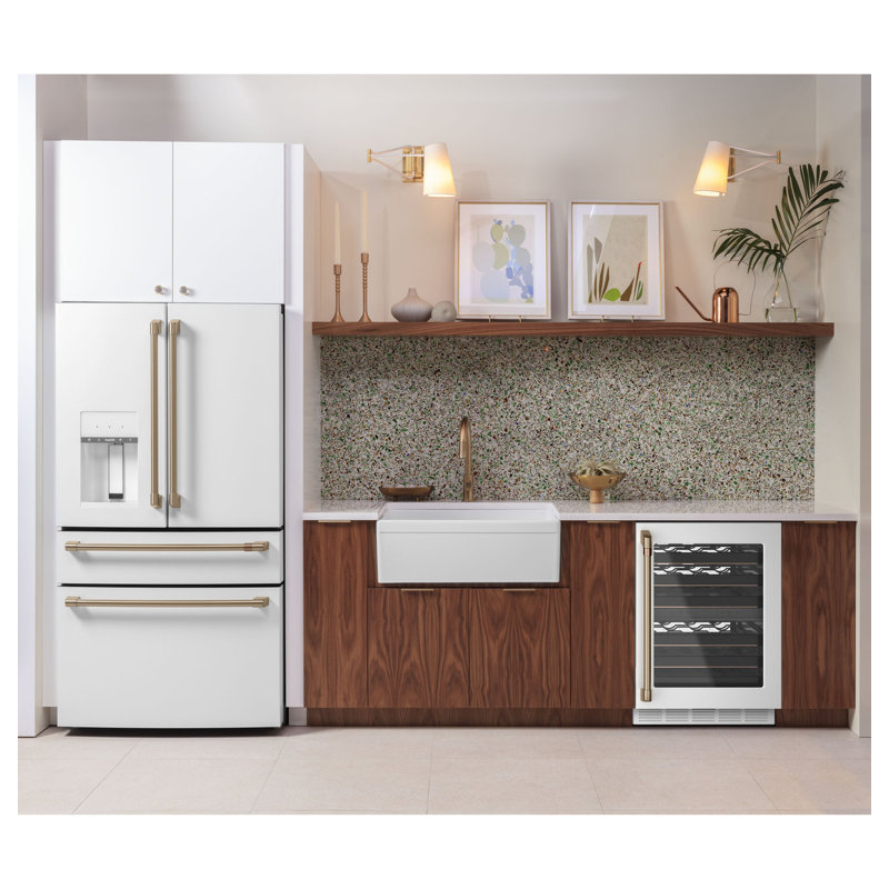 Café 36" French Door 27.8 cu. ft. Refrigerator, Matte White