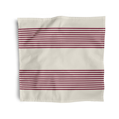 Verlene Polyester Striped Square Napkin