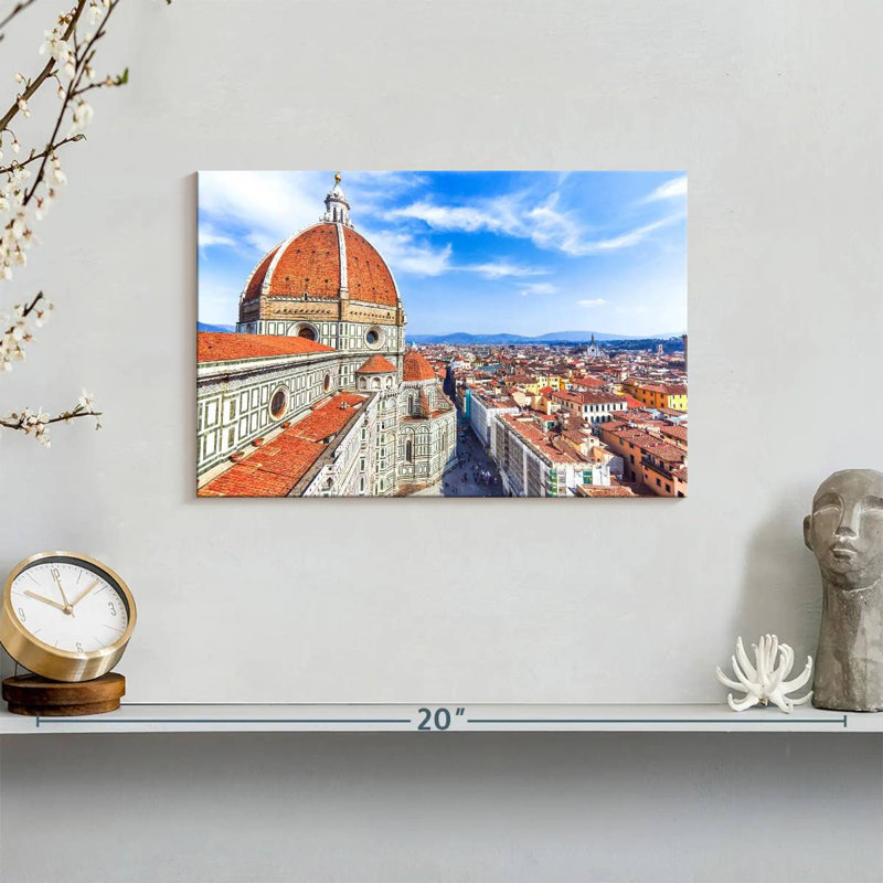 Florence Cathedral Skyline, 8" H x 12" W