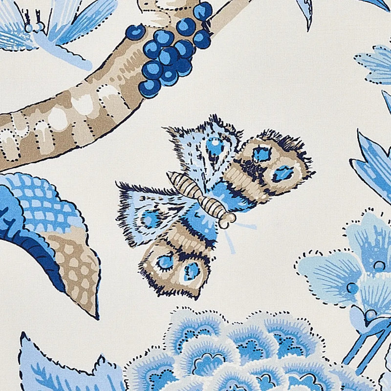 Cranley Garden Fabric, Blue