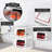 Stackable Large Shoe Containers Shoe Storage Box with Hard Plastic Drop Front for Sneakers-74057952