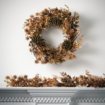 45'' in. Faux Leaves Garland
