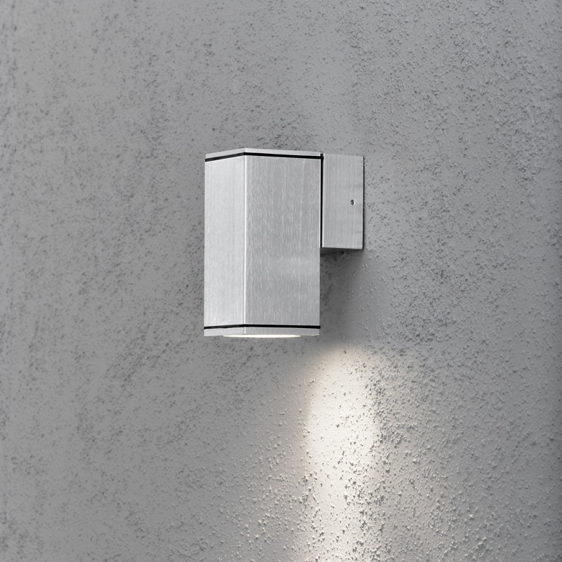 Monza 13.5cm H Outdoor Armed Sconce, Aluminium