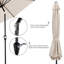 228 cm Round Garden Parasol-1376895727