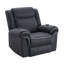 Fauteuil inclinable électrique en microfibre Domana