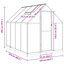 Chantele 7.5 Ft W x 5.5 Ft D Greenhouse-446567852-464503365