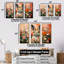 Art de mur de lapin rose-322402554-322402549