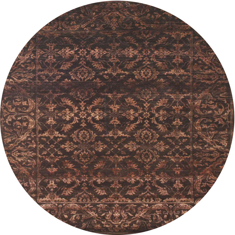 Oriental Indoor Rug, Round 4'