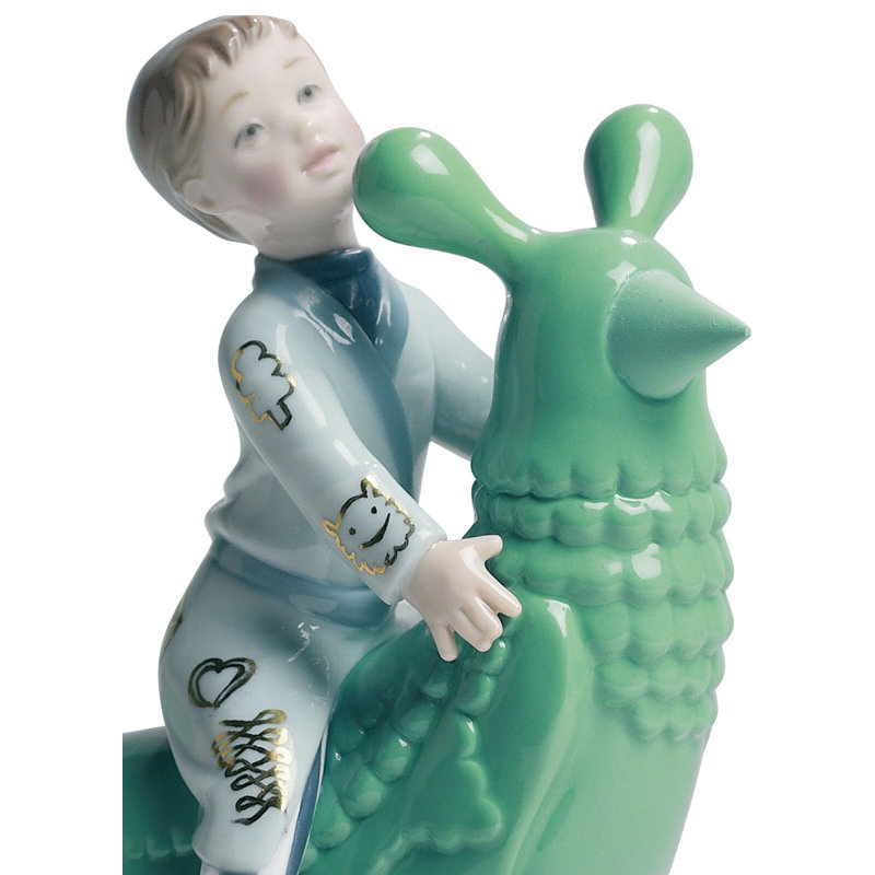 The Rocking Chicken Ride Figurine