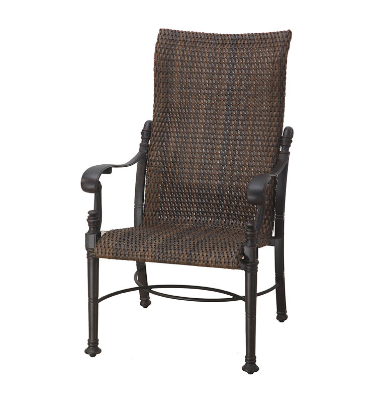 Florence Patio Dining Armchair, Desert Bronze