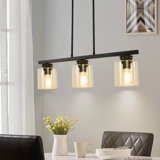 Luminaire suspendu 3 lumières pour îlot de cuisine
