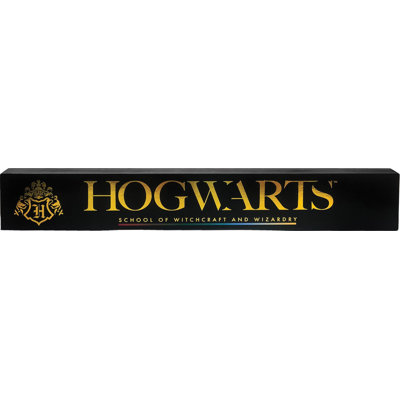 Hogwarts Long Wood Sign