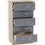 Nevada 5 Drawer Narrow Chest-1469549918