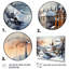«Wonderful Castle Winter At Christmas - Winter Landscape», art mural-267602022-267602030