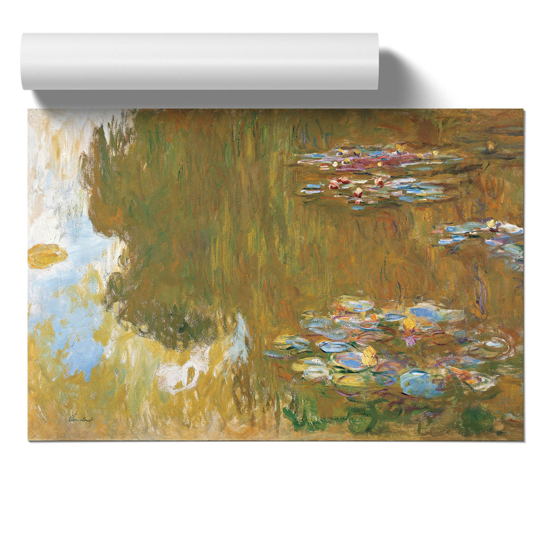 Water Lilies Lily Pond Vol.7 by Claude Monet - Unframed Painting