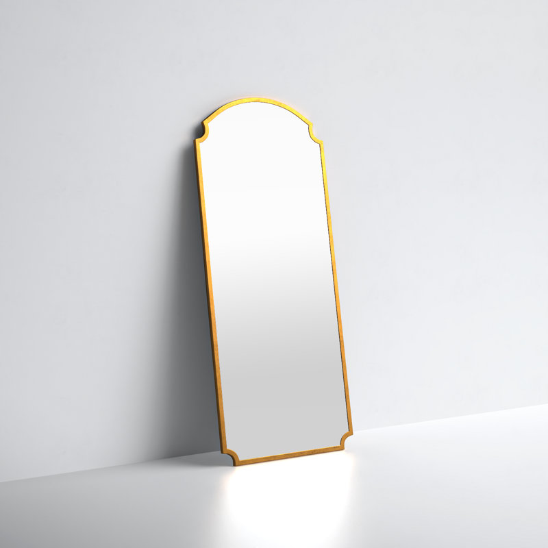 Orwell Metal Flat Mirror, Gold