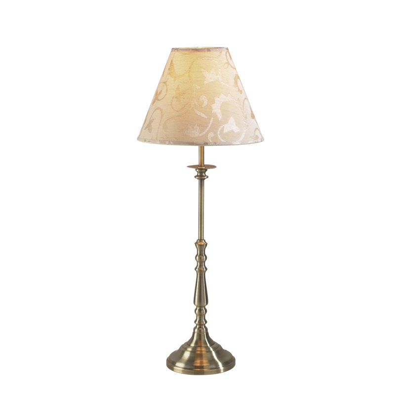 Shearson Metal Table Lamp, Antique Brass