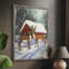 «Christmas Holiday Art CDLxxii», reproduction d'art encadrée - bois massif-1035344496