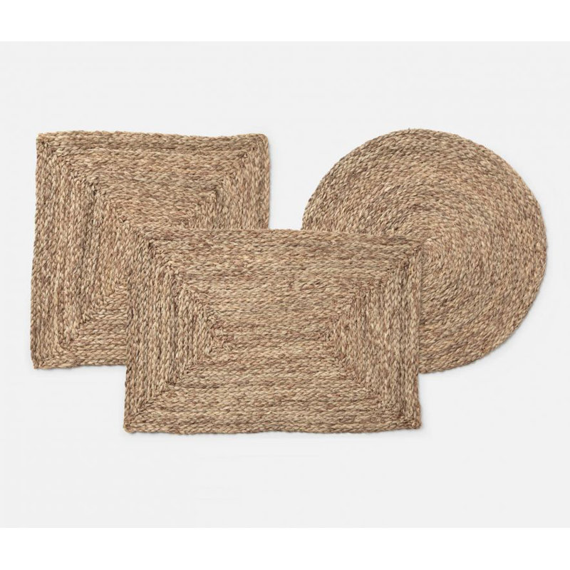 Ensemble de napperons mixtes 4 pièces, Taupe