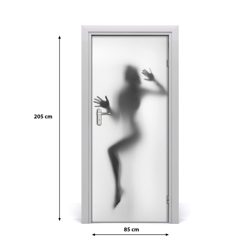 Sexy Woman Door Decal