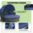 Patio Sectional Furniture Set,Outdoor Conversation Set,4 Piece Round Rattan Daybed-1246426916