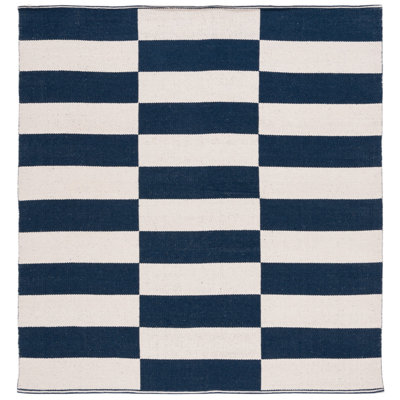Montauk Hand Woven Cotton Geometric Rug