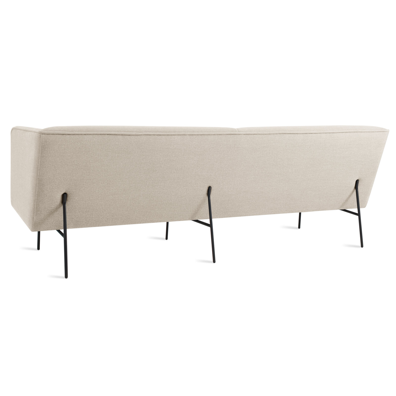 Dandy Upholstered Sofa, 32" H x 96" W x 37" D, Oatmeal Polyester Blend