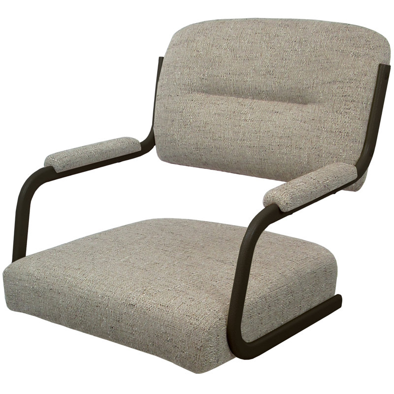 Tabouret de bar pivotant 30 po Jomiah, Brun, Brun clair