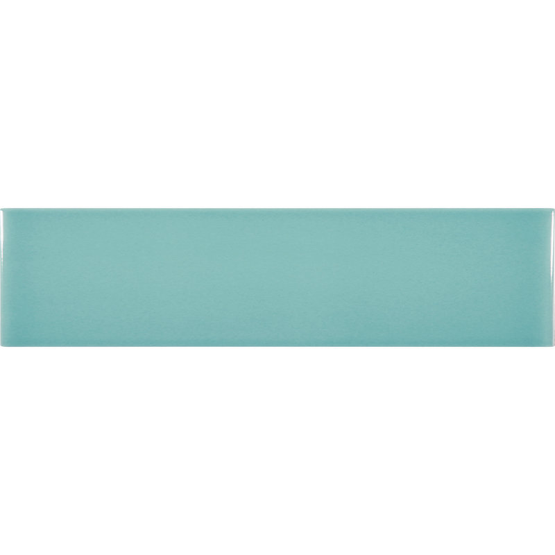 Urban Domain 3'' W x 12'' L Ceramic Subway Singular Tile, Turquoise