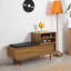Banc de couloir sophistiqué avec rangement multifonctionnel