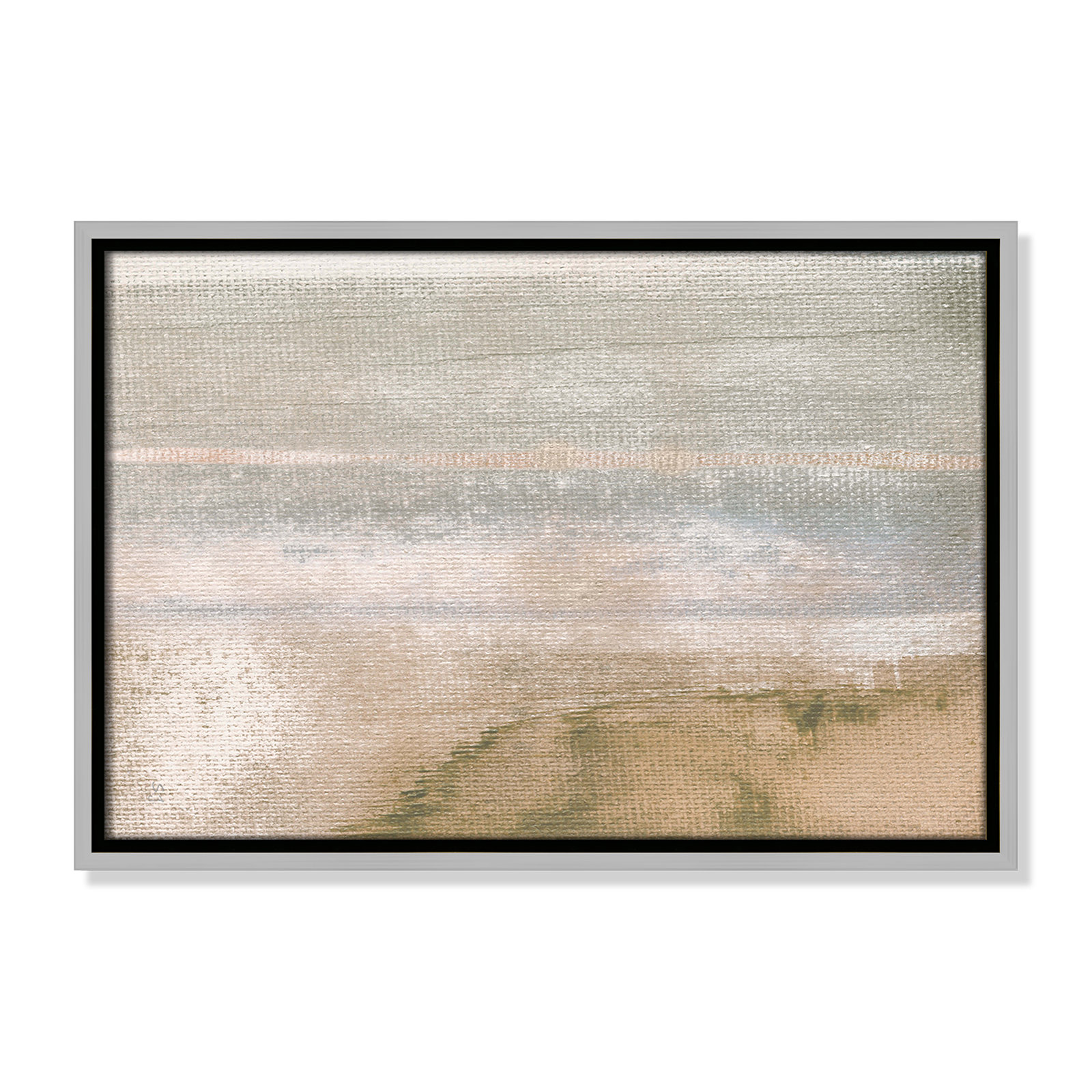 Dusk On Sand Lake II by Susan Jill, 19.5" W x 13.5" H, Silver