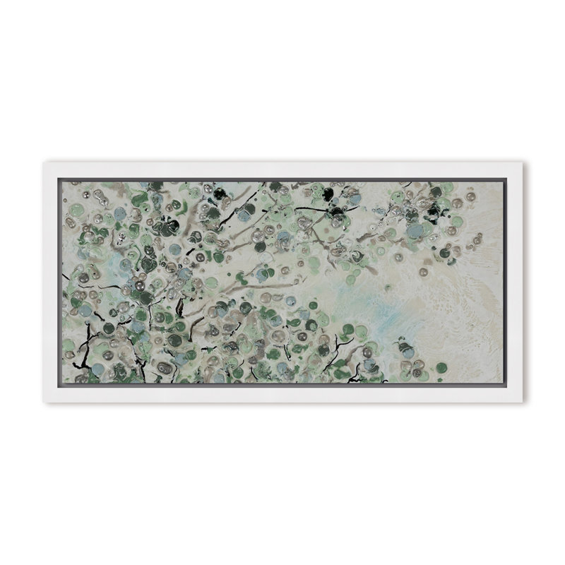 Nature Inspired "Dappled Canopy" Canvas Wall Art By , 16" H x 8" W, Framed Canvas, Gold