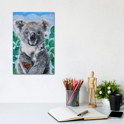 Koala 1 Piece Wrapped Canvas Wall Art