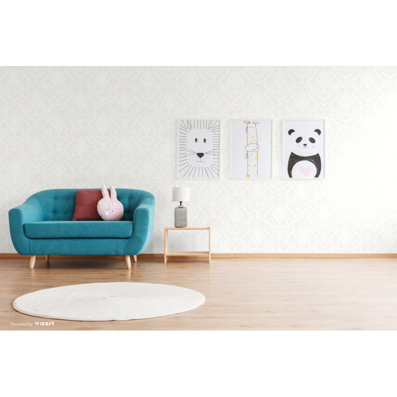 Bailor 10m x 53cm Wallpaper Roll, White