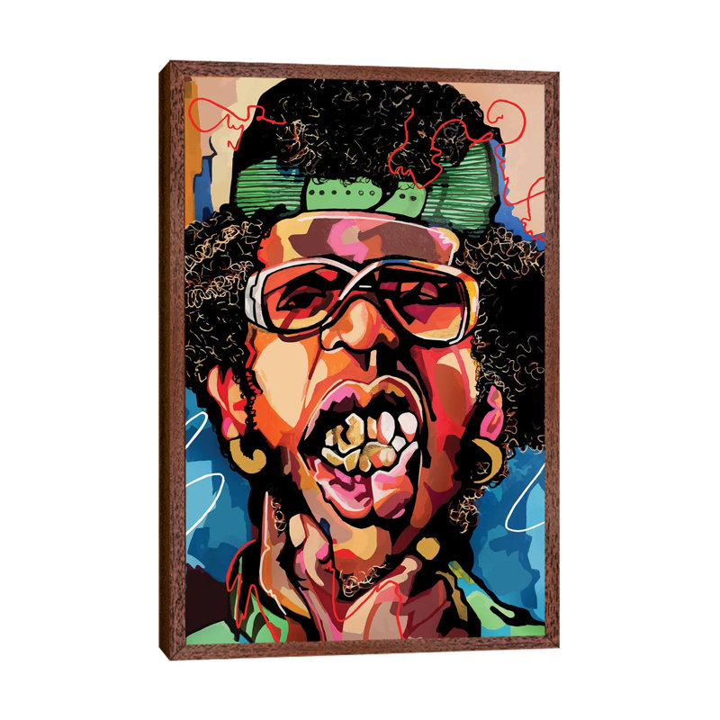 Atlanta - Print on Canvas, Classic Brown Wood Framed, 101.6 cm H x 66.04 cm W