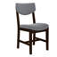 Chaises de salle à manger rembourrées avec pieds en bois d'hévéa Uecker-123080858