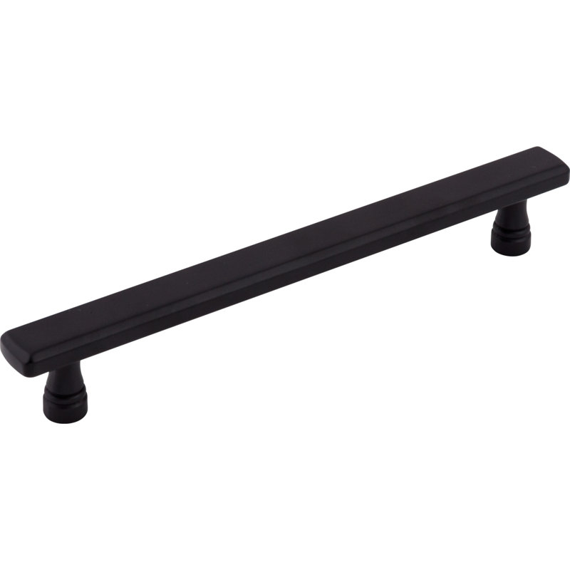 Kingsbridge 12" Center to Center Bar Pull, Flat Black, 6 5/16" Center to Center