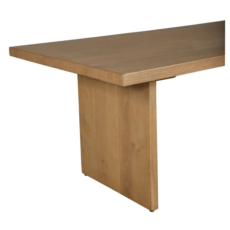 96'' Solid Oak Dining Table