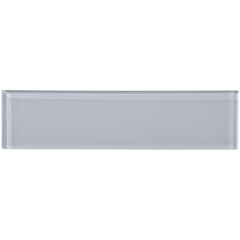 2in.x8in. Glass Subway Tile, Caribbean Blue Gloss