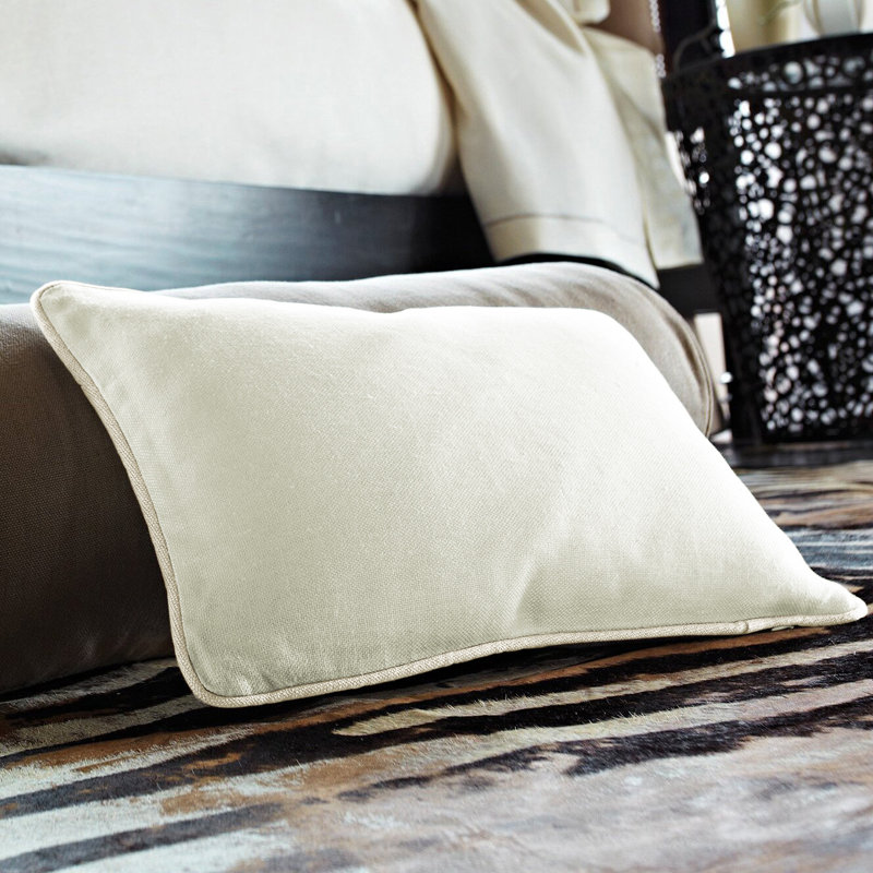 Rio Down Blend Medium Support Pillow, Linen, 26" x 36"