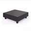 5-Piece Gray Aluminum Patio Sectional Set With Modular Armless Chairs And Coffee Table