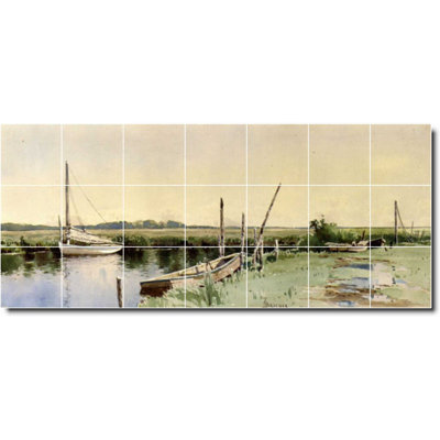 Carreau de céramique décorative 56 po x 24 po 8 po x 8 po