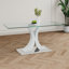 Table en verre de style moderne