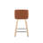 Arabelle Swivel Upholstered Faux Leather Counter Stool-89290220