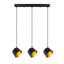 Luminaire suspendu tambour pour îlot de cuisine à 3 lumières Excalibur